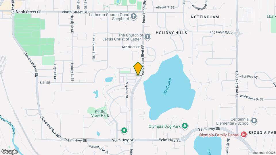 1621 Bellerive Way SE Mapa y Detalles de la Ubicación