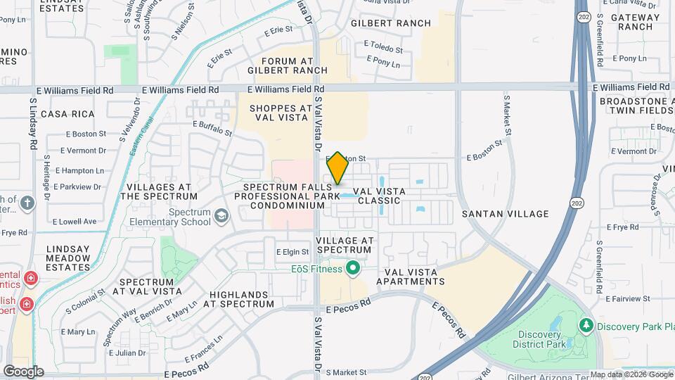 1663 E Hampton Ln Map and Location Details