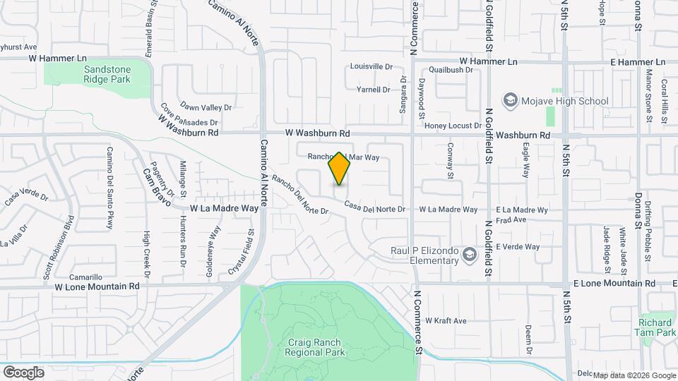 5022 Vista Loma Way Map and Location Details