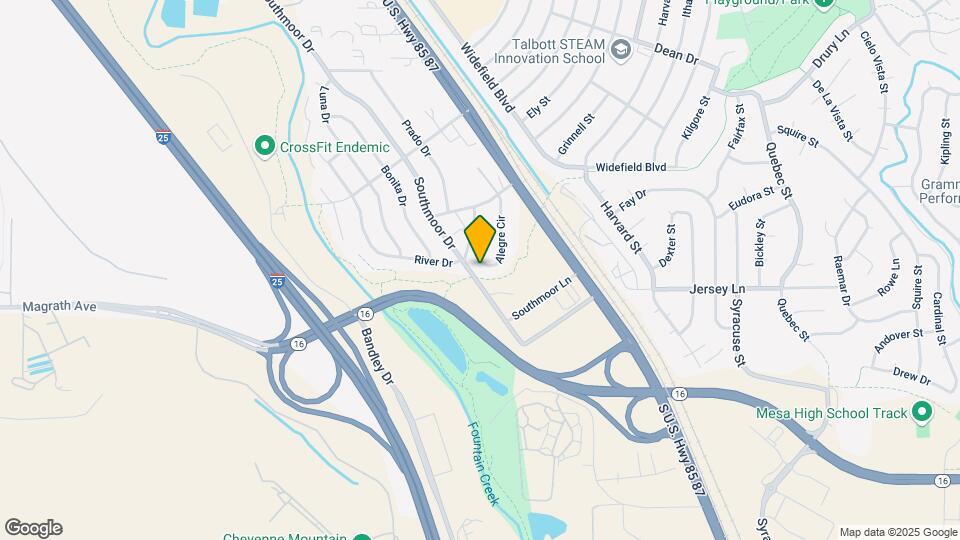 7245 Alegre Cir Map and Location Details