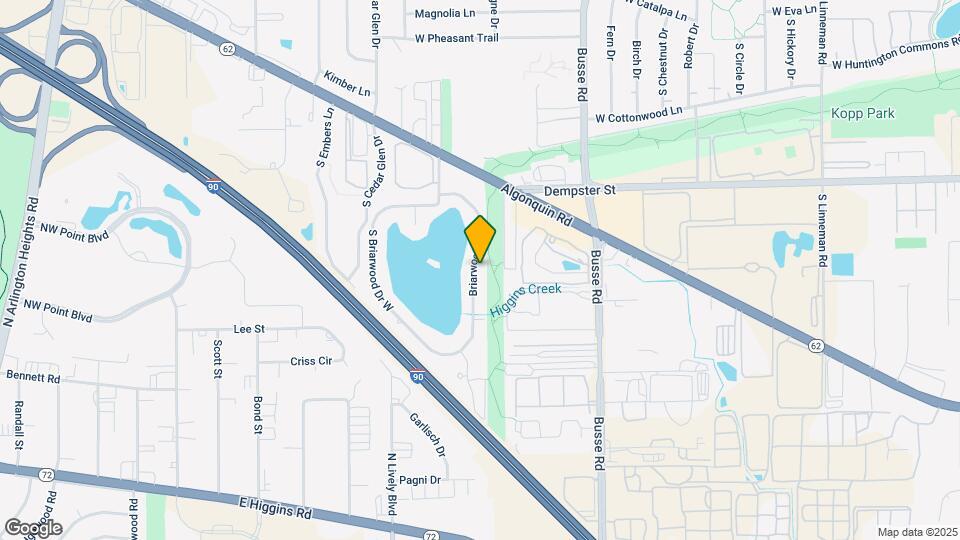 2833 Briarwood Dr E Map and Location Details