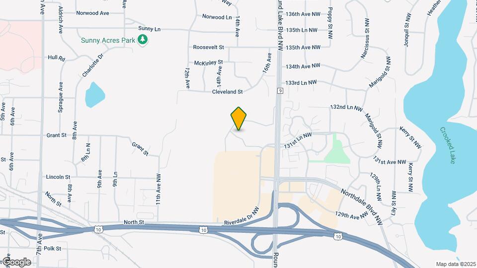 3739 131st Ln NW Map and Location Details