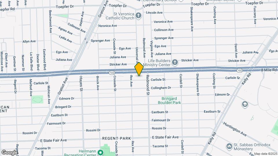 15859 Carlisle St Map and Location Details