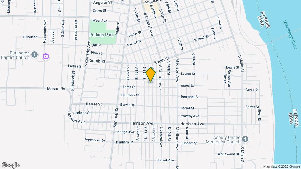 1417 S 12th St Map and Location Details