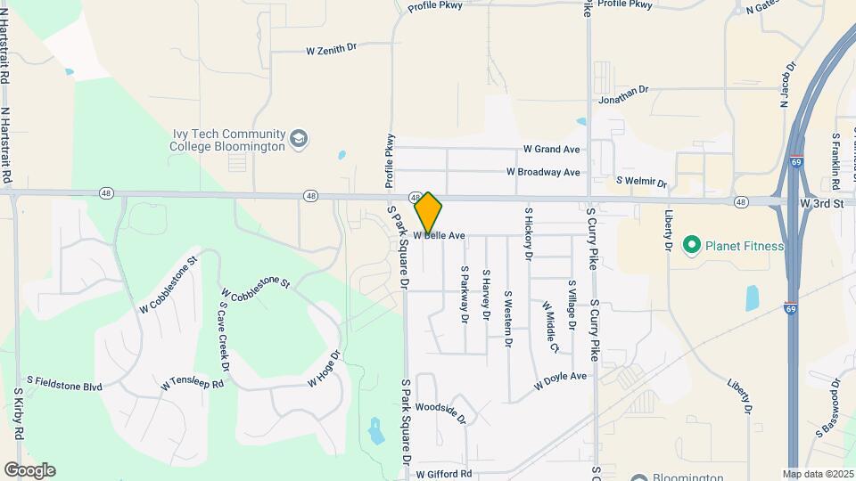 401 S Village Ct Map and Location Details