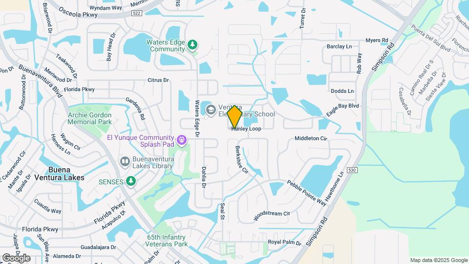 2579 Hunley Loop Map and Location Details