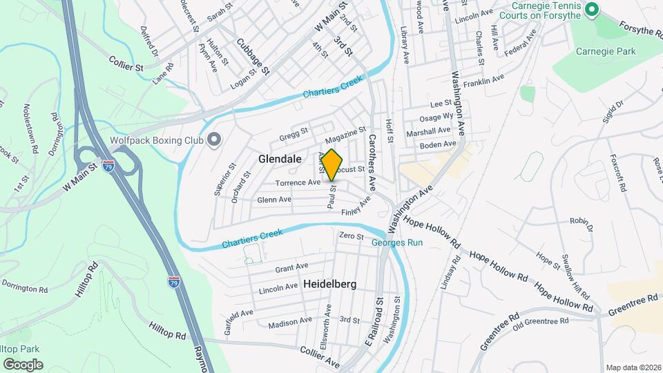 708 Paul St, Unit 3 Map and Location Details