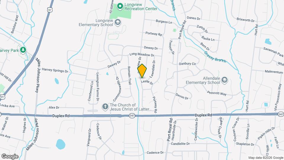 6007 Dupont Cove Dr Map and Location Details