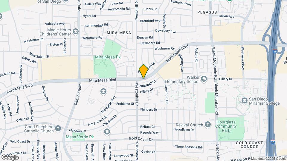 8787 Mira Mesa Blvd Map and Location Details