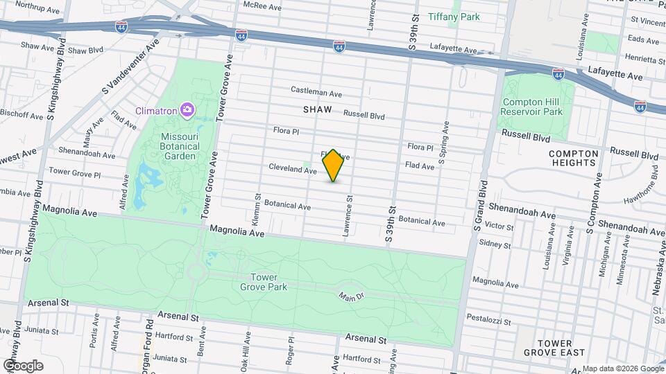 4029 Shenandoah Ave, Unit 2A Map and Location Details