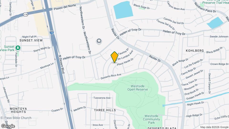 1529 Plaza Verde Dr Map and Location Details