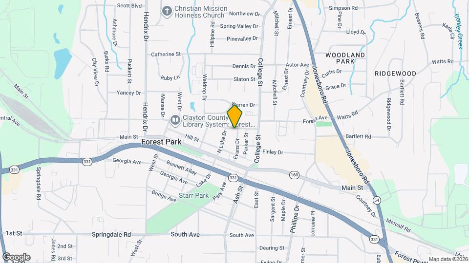 829 North Ave Map and Location Details