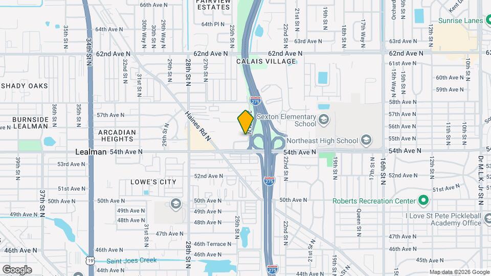 2511 55th Ave N Mapa y Detalles de la Ubicación