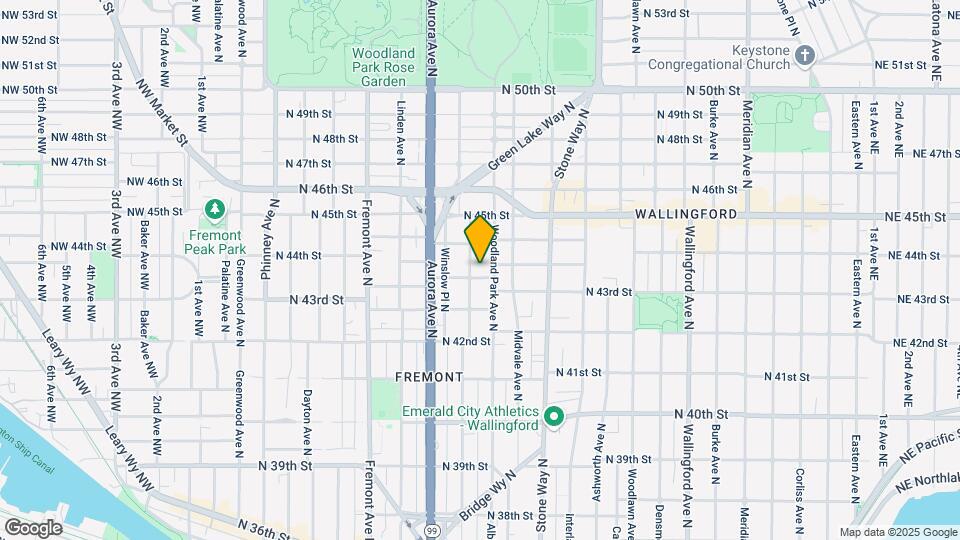 1006 N 43rd St Map and Location Details