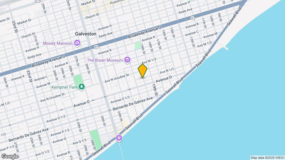 1601 20th St Map and Location Details