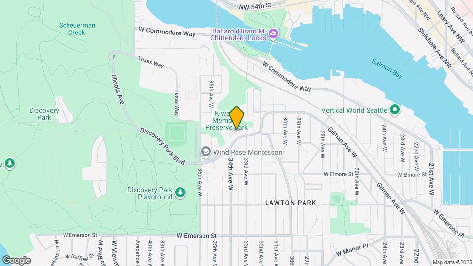 3312 W Government Way Map and Location Details