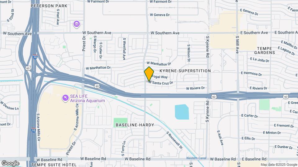 955 W Santa Cruz Dr Map and Location Details