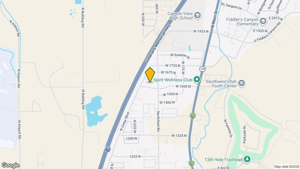 434 W 1600 N Map and Location Details