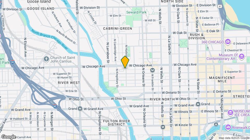 740 N Hudson Ave Mapa y Detalles de la Ubicación