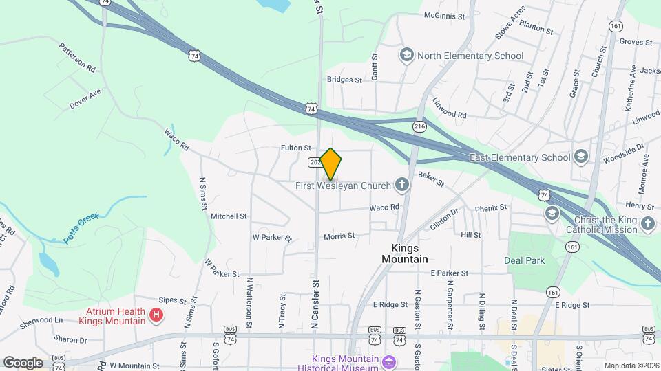 221 Walker St Map and Location Details