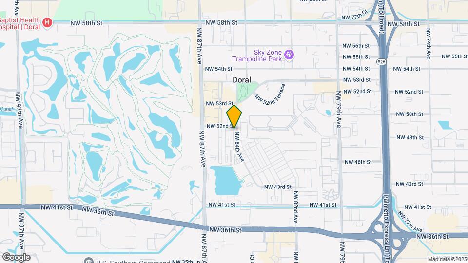 5172 NW 84th Ave Map and Location Details