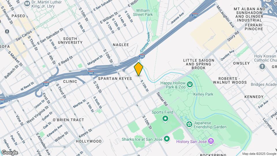 951 S 12th St Map and Location Details
