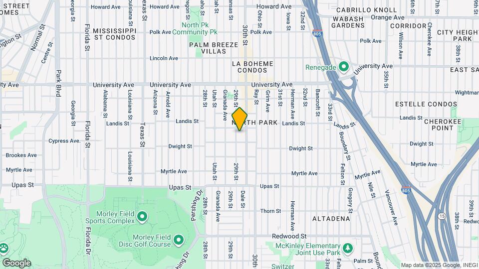 3625 29th St Mapa y Detalles de la Ubicación