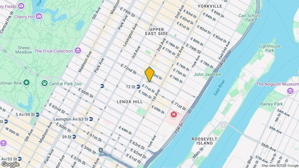 330 E 72nd St, Unit 8 Map and Location Details