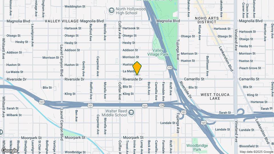 11591 Riverside Dr Mapa y Detalles de la Ubicación