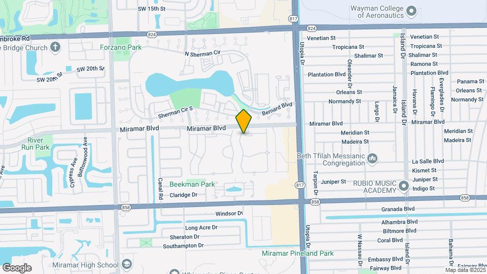 2537 SW 83rd Ave-Unit -# 103A Map and Location Details