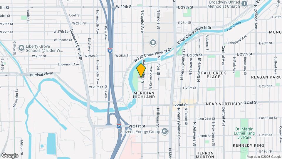 2344 N Capitol Ave Mapa y Detalles de la Ubicación