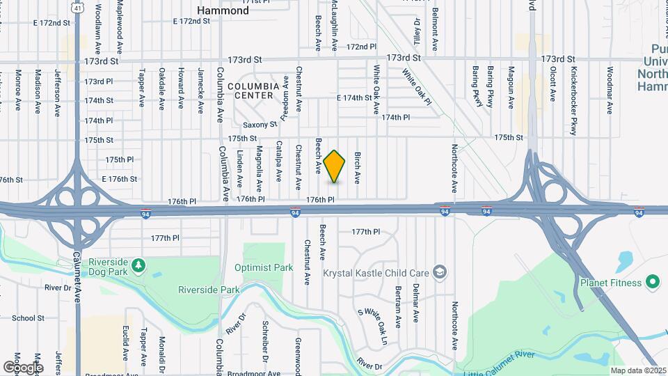 7616 Walnut Ave Map and Location Details
