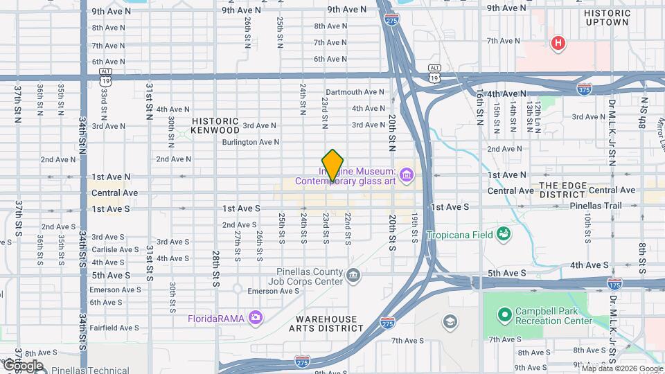 2253 Central Ave Mapa y Detalles de la Ubicación
