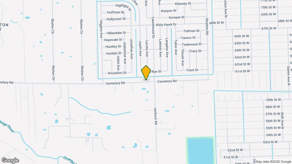 15423 Cemetery Rd Map and Location Details
