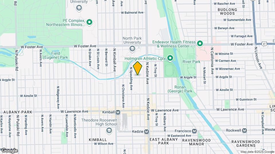 5001 N Sawyer Ave Map and Location Details