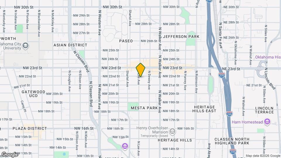 630 NW 22nd St Map and Location Details