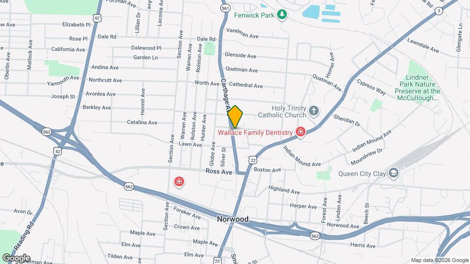 5230 Carthage Ave Map and Location Details