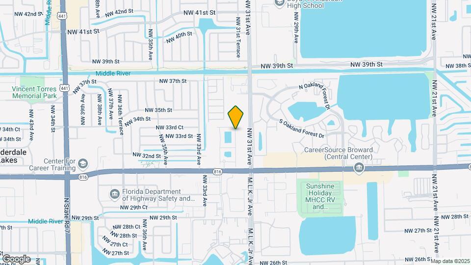 3256 NW 31st Terrace Map and Location Details