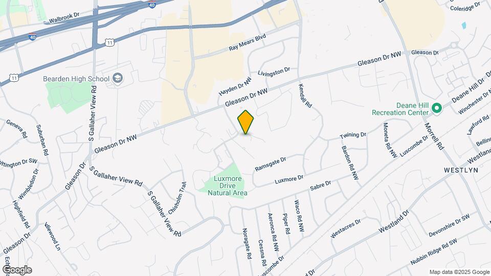 1001 Teaberry Ln Map and Location Details