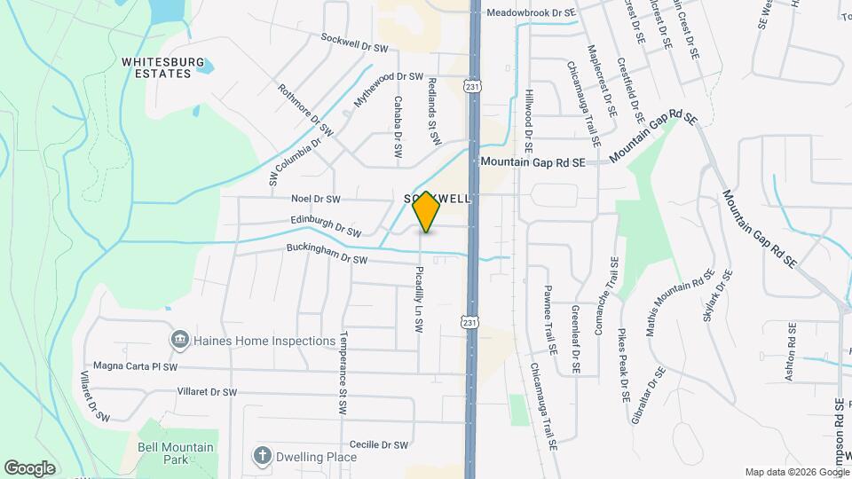 10302 Picadilly Ln SW Map and Location Details