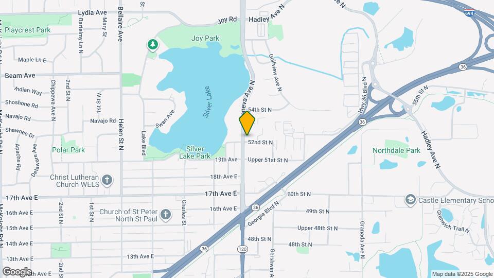 5247 Geneva Ave N Map and Location Details