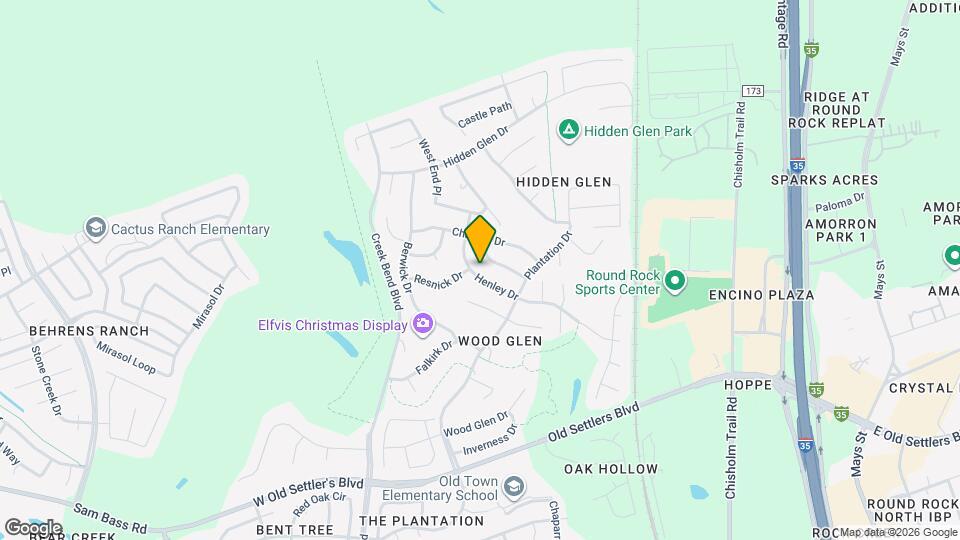 2616 Henley Dr Map and Location Details