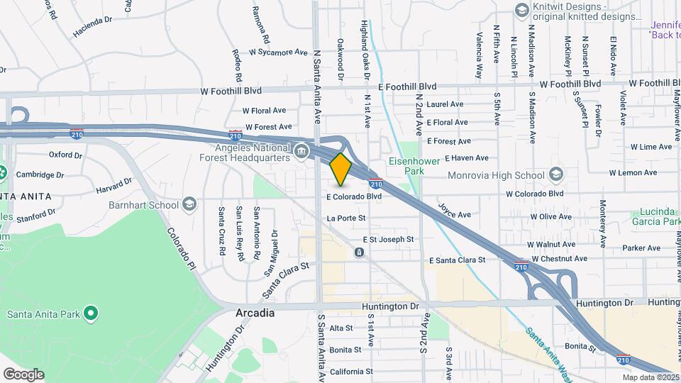 31 E Colorado Blvd Map and Location Details