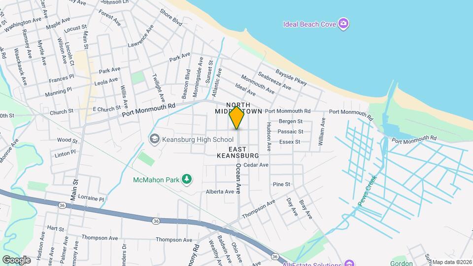 119 Ocean Ave Map and Location Details