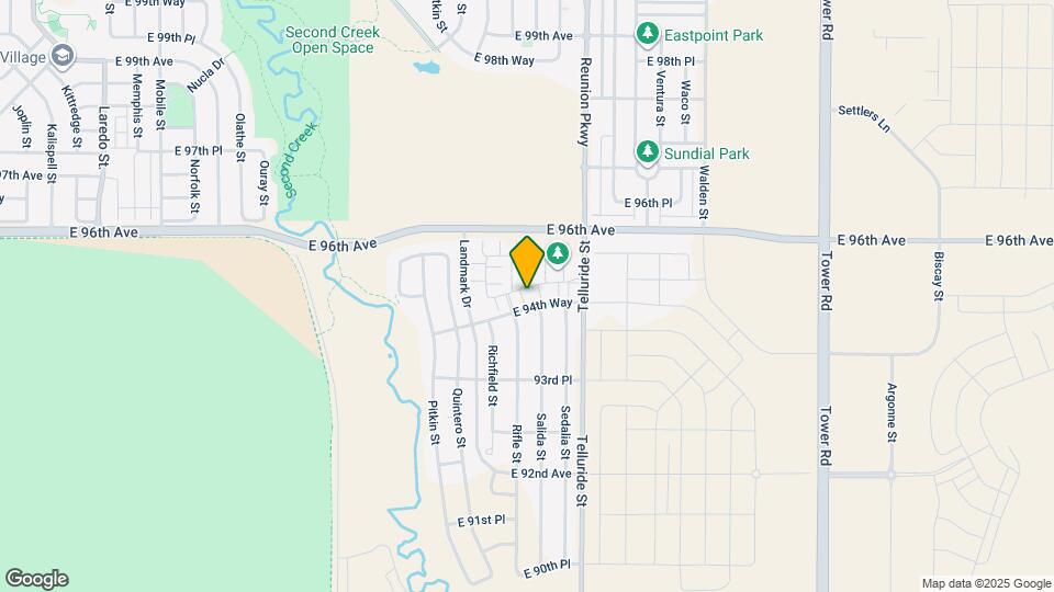 17470 E 95th Ave Map and Location Details