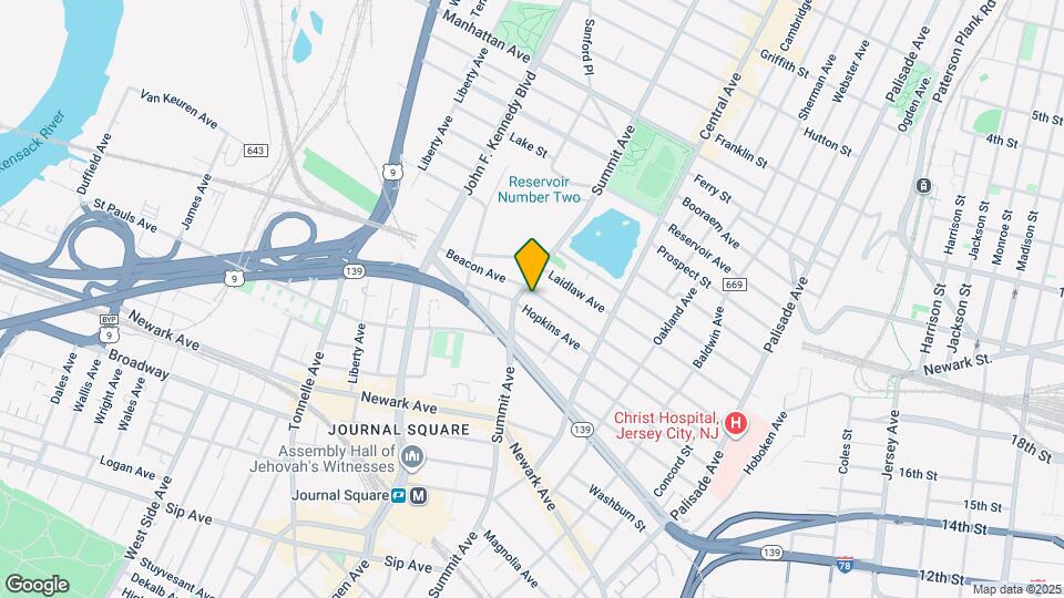 187 Beacon Ave Map and Location Details