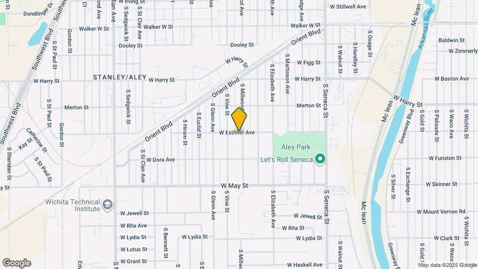 1801 S Millwood Ave Map and Location Details