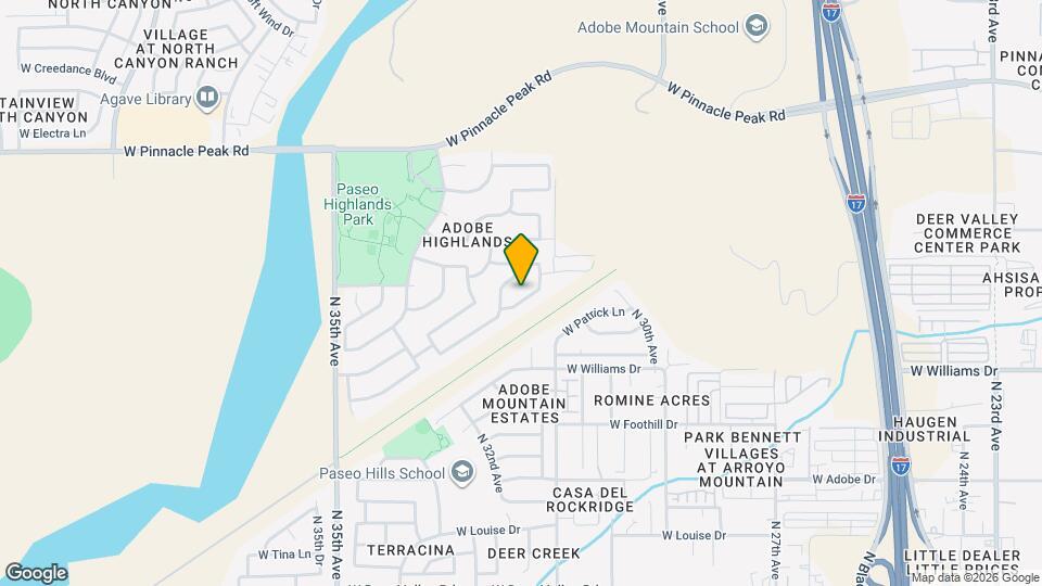 3128 W Adobe Dam Rd Map and Location Details