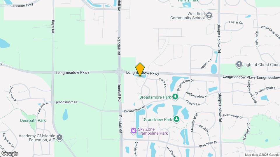 2305 Sandy Creek Dr Map and Location Details