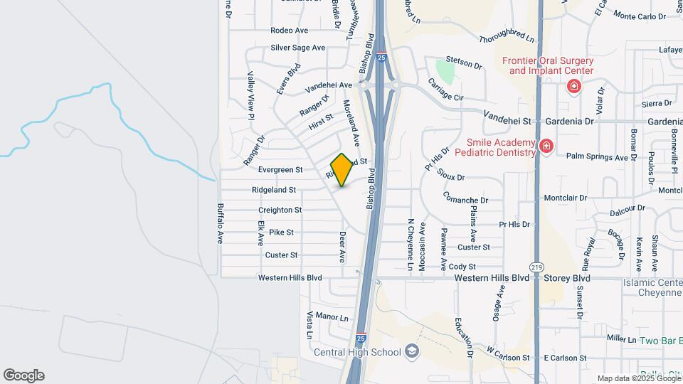 651 Creighton St Map and Location Details